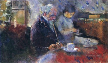 コーヒーテーブルにて 1883年 エドヴァルド・ムンク Oil Paintings